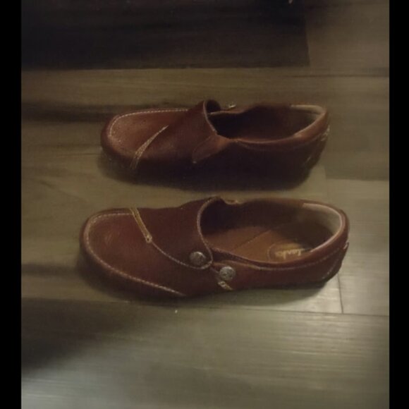 Clarks 9.5m Red Women's Shoes - Picture 3 of 5